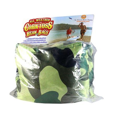 Paricon Driveway Games All-Weather Corn Toss Bean Bags, Camo Green