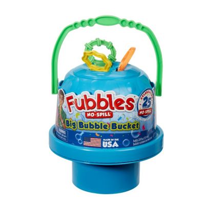 Little Kids Fubbles No Spill Big Bubble Bucket, Blue