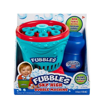 Little Kids Fubbles Sky High Bubble Machine, Blue