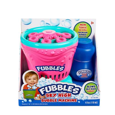 Little Kids Fubbles Sky High Bubble Machine, Pink