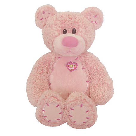 First and Main Pink Tender Teddy Bear, 8 in.