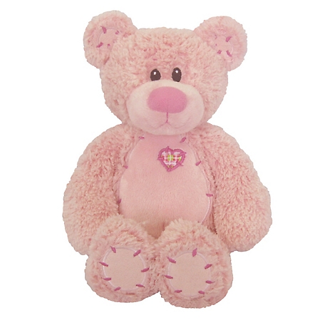 First and Main Pink Tender Teddy Bear, 8 in.