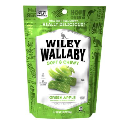 Wiley Wallaby Green Apple Licorice, 7.05 oz.