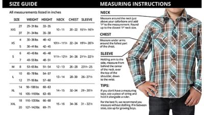 Image showing 1 th Wrangler Boys' Western Long-Sleeve Snap-Front Shirt