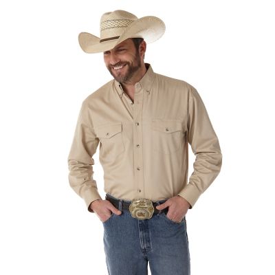 Image showing 0 th Wrangler Men's Painted Desert Dress Lightweight Western Button-Down Shirt