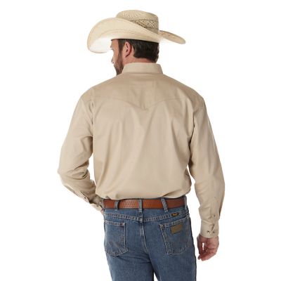 Image showing 1 th Wrangler Men's Painted Desert Dress Lightweight Western Button-Down Shirt