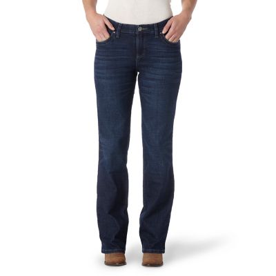 Wrangler Women's Stretch Fit Mid-Rise Ultimate Riding Jeans, Q-Baby