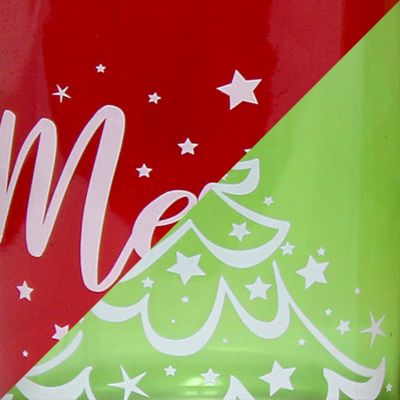 Image showing  Seasonal Candle Holders, Green/Red, 3-Pack