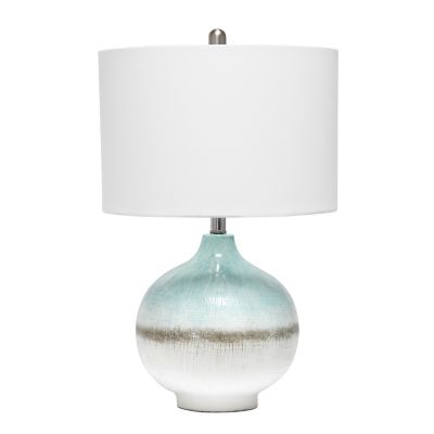 Lalia Home Bayside Horizon Table Lamp with Fabric Shade