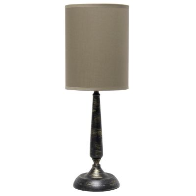 Image showing  20 in. H Traditional Candlestick Table Lamp, Oil-Rubbed Bronze Base