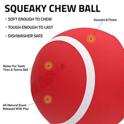 Image showing  Beef Squeaky Chew Ball, Medium
