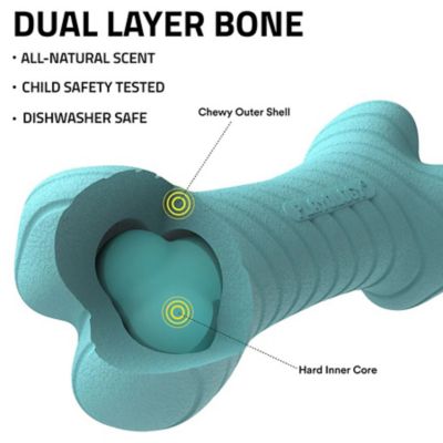 Image showing  Peanut Butter Dual Layer Bone, Small