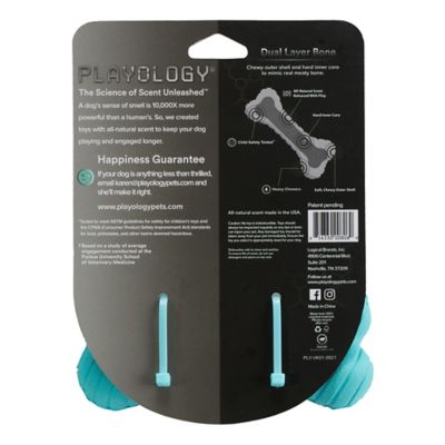 Image showing  Dual Layer Bone Peanut Butter Dog Chew Toy