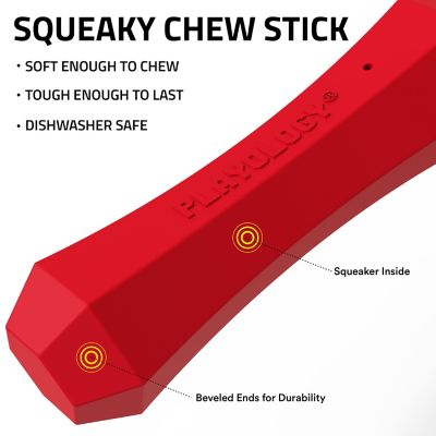 Image showing  Squeaky Chew Stick Beef Dog Toy