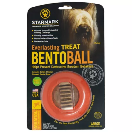 Starmark Everstanding Bento Ball Interactive Dog Toy Dog Interactive & Puzzle Toys