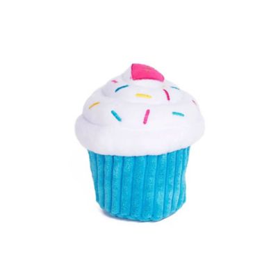 ZippyPaws Blue Cupcake Dog Toy