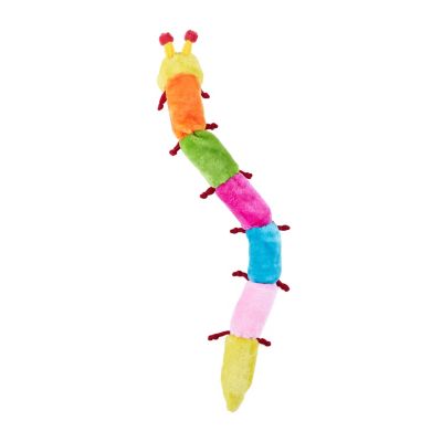 Image showing  Caterpillar Deluxe Dog Toy with 7 Squeakers