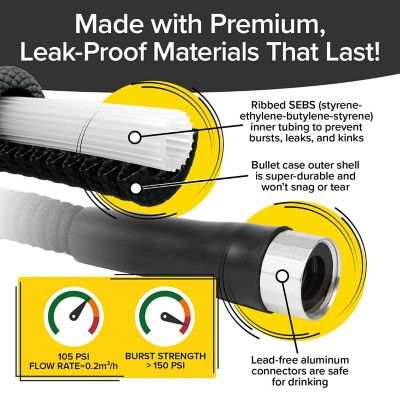 Image showing  Silver Bullet Expandable Garden Hose, 75 FT.