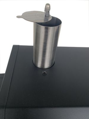 Image showing  Deluxe Charcoal Cart Grill, 575 sq. in., Black