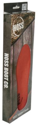 Image showing 2 th HOSS Boot Company Unisex Support Insoles, Structured Arch Support, Cushioned Comfort, Shock Absorbing