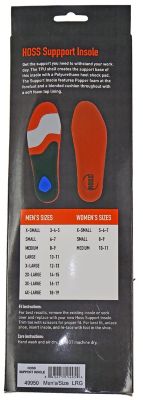 Image showing 1 th HOSS Boot Company Unisex Support Insoles, Structured Arch Support, Cushioned Comfort, Shock Absorbing