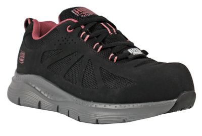 HOSS Boot Company Women's Skyline Athletic Work Shoes, Carbon Nanofiber Safety Toe, Slip Resistant, EH Rated