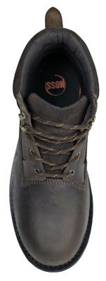 Image showing 2 th HOSS Boot Company Men's Scout Work Boots, Steel Toe, Slip Resistant, Oil Resistant, EH Rated, Goodyear Welt, 6 in.