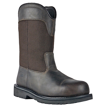 HOSS Boot Company Buck Safety Toe Work Pull-On Boots