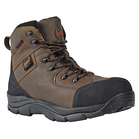 HOSS Boot Company Men's Ridge Safety Toe Waterproof Hiker Work Boots, 6 in.