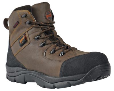 HOSS Boot Company Men's Ridge Hiker Work Boots, Composite Toe, Waterproof, Puncture Resistant, Slip Resistant, EH Rated, 6 in.