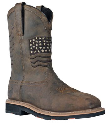 HOSS Boot Company Men's Rushmore Soft Toe Waterproof Western Work