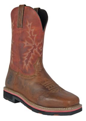 HOSS Boot Company Landon Western Inspired Work Wellington Boots