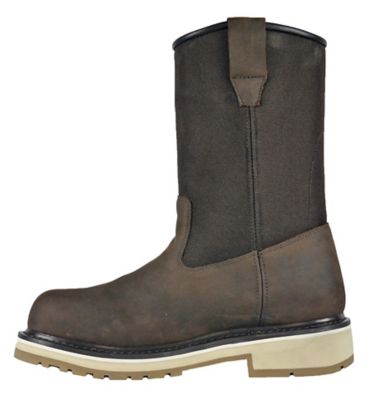 Image showing  Men's Stratus Wellington Work Boots Soft Toe Waterproof Slip Resistant, EH Rated, Pull-On, 10 in.