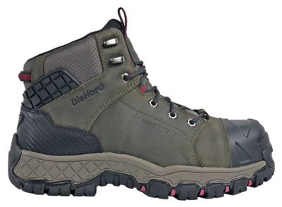 Image showing 4 th DieHard Men's Comet Hiker Work Boots, Composite Safety Toe, Waterproof, Slip Resistant, EH Rated, 6 in.