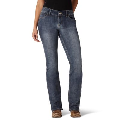 Wrangler Women's Mid-Rise Essential Bootcut Jeans