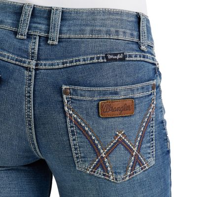 Image showing  Women's Mae Retro Mid-Rise Bootcut Jeans