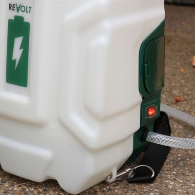 Image showing 6 th Master Mfg 4 gal. 12V Battery Backpack Sprayer with Revolt
