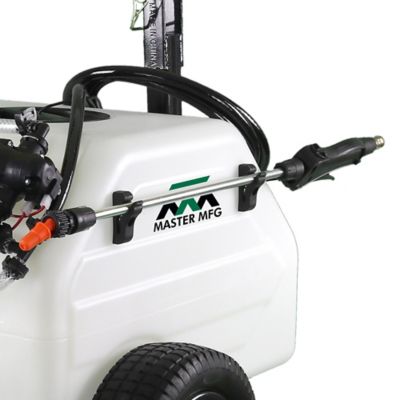 Image showing  12 gal. 1-Nozzle 12V Lawn Trailer Broadcast Sprayer, 7 ft. Swath