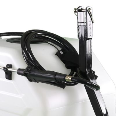 Image showing  12 gal. 1-Nozzle 12V Lawn Trailer Broadcast Sprayer, 7 ft. Swath