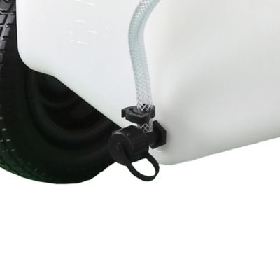 Image showing  12 gal. 1-Nozzle 12V Lawn Trailer Broadcast Sprayer, 7 ft. Swath