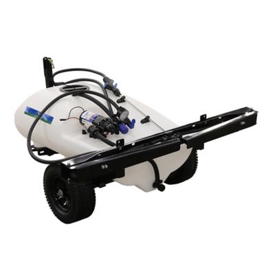 Image showing  24 gal. 4-Nozzle Deluxe 12V Trailer Broadcast Sprayer, 7 ft. Swath