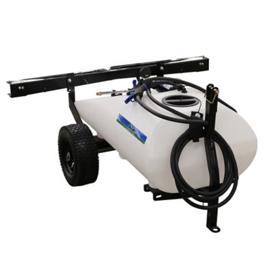 Image showing  24 gal. 4-Nozzle Deluxe 12V Trailer Broadcast Sprayer, 7 ft. Swath