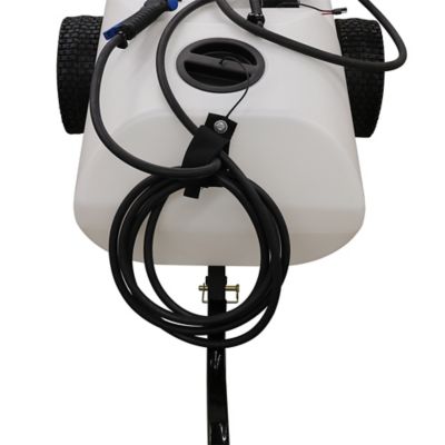 Image showing  24 gal. 4-Nozzle Deluxe 12V Trailer Broadcast Sprayer, 7 ft. Swath