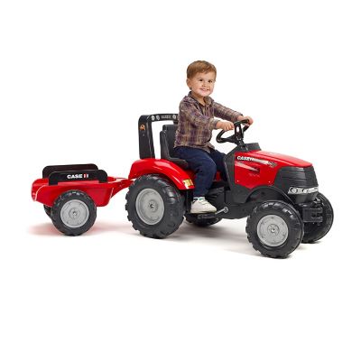 Image showing  Case IH Puma CVX240 Pedal Tractor Ride-On Toy with Trailer, for 3+ Years FA996AB