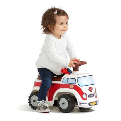 Image showing 5 th Falk Vintage Minivan Ride-On and Push-Along Toy, For ages 1-3 Years, FA703