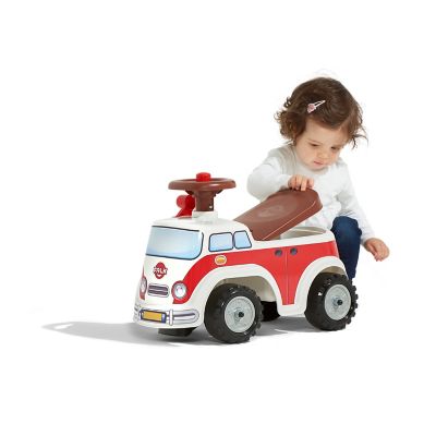 Image showing 6 th Falk Vintage Minivan Ride-On and Push-Along Toy, For ages 1-3 Years, FA703