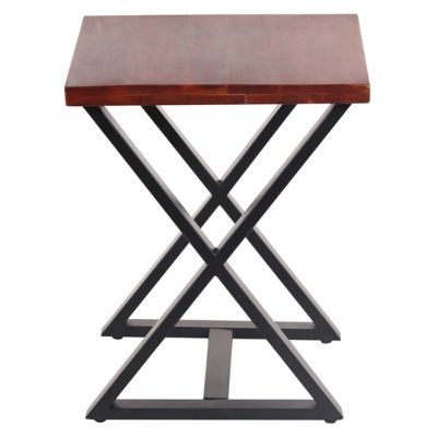 Image showing  Acacia Cross Leg Side Table