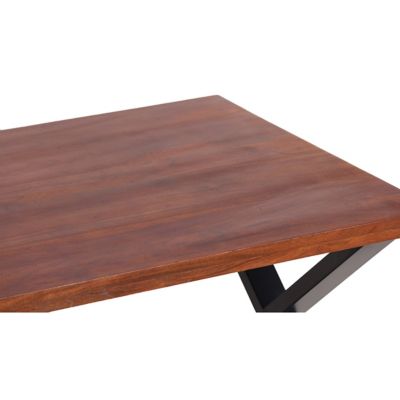 Image showing  Acacia Cross Leg Side Table