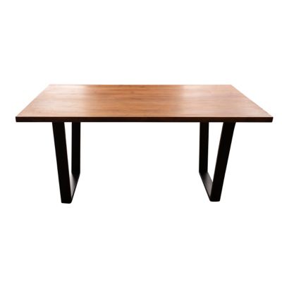 Image showing  Rectangular Acacia Wood Dining Table for 6 People, 63 in.