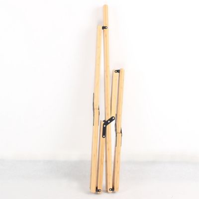 Image showing 6 th AmeriHome 25 in. x 30 in. x 39 in. Canvas and Bamboo Butterfly Chair, Black